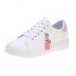 Ladies Casual Sneakers New Spring Autumn Fashion White Shoes Stock 2022 Breathable Lace-up Sports Shoes Guangdong PU for Women
