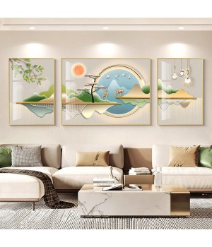 Wholesale hand-painted Oil Paintings Heavy Texture Artworks Modern Design Decorative CanvasArt Wall home decor luxury
