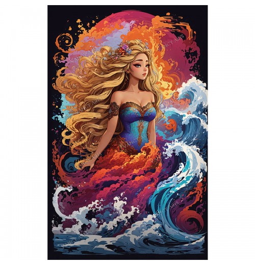 FACE OF FAIRY Large 5D DIY Diamond Painting Woman Full Diamond Mosaic Embroidery Home Decoration FACE OF FAIRY Large 5D DIY Diamond Painting Woman Full Diamond Mosaic Embroidery Home Decoration