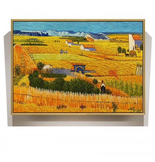 High Quality Handmade Painting Oil World Famous Reproductions The Harvest of Von Gogh's Painting Canvas Art High Quality Handmade Painting Oil World Famous Reproductions The Harvest of Von Gogh's Painting Canvas Art