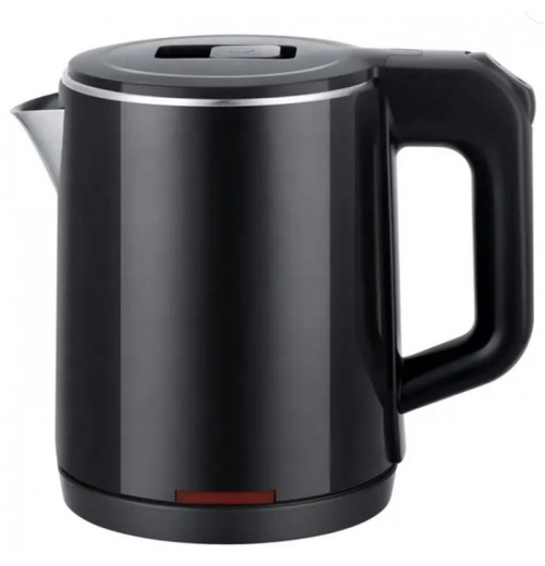 0.8L Mini Portable Stylish Stainless Steel Electric Kettle With PP Double Wall Electric Kettle