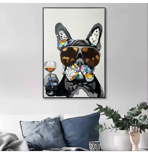 100% Hand Painted Living Room Home Decor Oil Painting Canvas Animal Art On Decoration 100% Hand Painted Living Room Home Decor Oil Painting Canvas Animal Art On Decoration