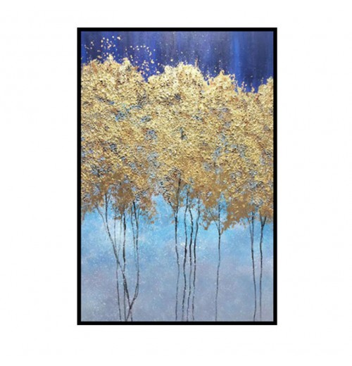 Modern Luxury Gold Blue Large Porch home Canvas Wall Art Deco oil painting By Hand Abstract paintings Modern Luxury Gold Blue Large Porch home Canvas Wall Art Deco oil painting By Hand Abstract paintings