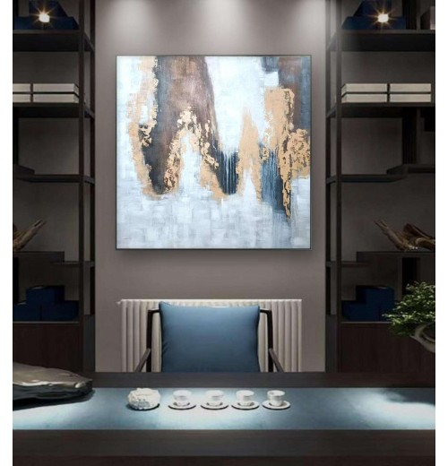 Hand drawn abstract oil painting, luxurious home decoration mural, living room bedroom hanging painting Hand drawn abstract oil painting, luxurious home decoration mural, living room bedroom hanging painting