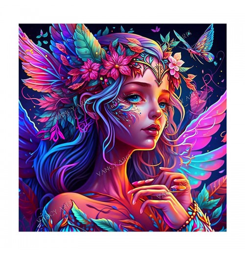 Colored Fariy Diamond Painting Kits Diamond Art Painting Kits for Adults Full Diamonds Gem Art Drill Home Decoration Colored Fariy Diamond Painting Kits Diamond Art Painting Kits for Adults Full Diamonds Gem Art Drill Home Decoration