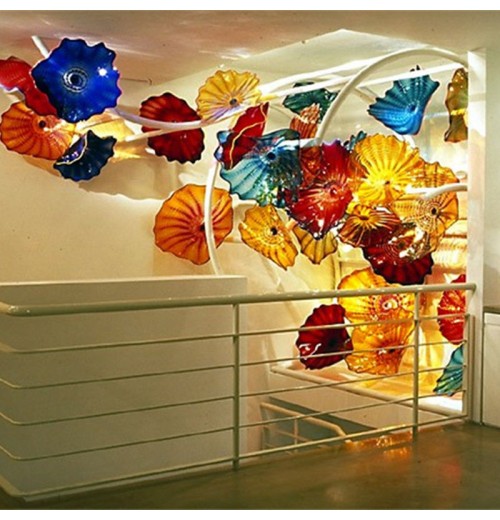 Newest Wall Art Home Decor Luxury Hotel Corridor 100% Handmade Murano Glass Wall Decoration Newest Wall Art Home Decor Luxury Hotel Corridor 100% Handmade Murano Glass Wall Decoration