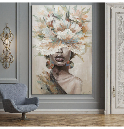 Living Room Porch Art Pure Hand-painted Texture Oil Painting Abstract Three-dimensional Decorative Painting Creative Portrait Living Room Porch Art Pure Hand-painted Texture Oil Painting Abstract Three-dimensional Decorative Painting Creative Portrait